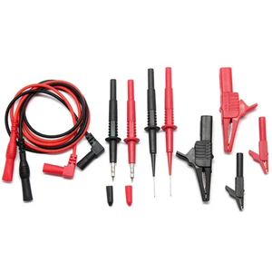 Aidetek Automotive Test Lead Kit Shielded Alligator Clips test probes TLP20159 - Picture 1 of 10