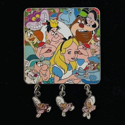 Prendedor SIGNO Alicia en el País de las Maravillas Cualquiera para el Té Cheshire Bebé Ostra Lirón Disney Foto 1 de 2