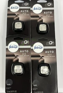 Febreze Auto Air Freshener Vent Clip Noir Scent, 4 Pack .07 fl oz Each - Picture 1 of 2