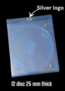1 Blu ray 12 Way Case 25mm Brand New Replacement P&P Free - Picture 1 of 2