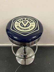 FURPHY REFRESHING ALE RARE PREMIUM BAR STOOL ADJUSTABLE HEIGHT - Picture 1 of 11