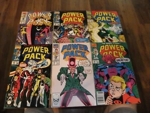 Vintage 1990 Power Pack Marvel Comic Lot #57-62 letzte Ausgaben niedriger Druck Galactus Sehr guter Zustand - Bild 1 von 7