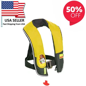 New Year Sale Automatic Inflatable PFD Survival Buoyancy Life Jacket Life Vest - Picture 1 of 14