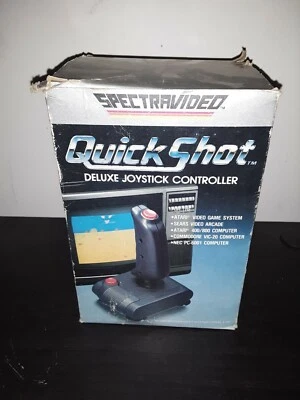 Quickshot vic 1 Deluxe Joystick Controller Spectravideo -Atari 2600 new open box - Image 1 of 2