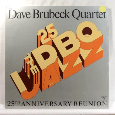 DAVE BRUBECK QUARTET ‎– 25th Anniversary Reunion 1976 1st US LP SEALED - Image 1 of 2