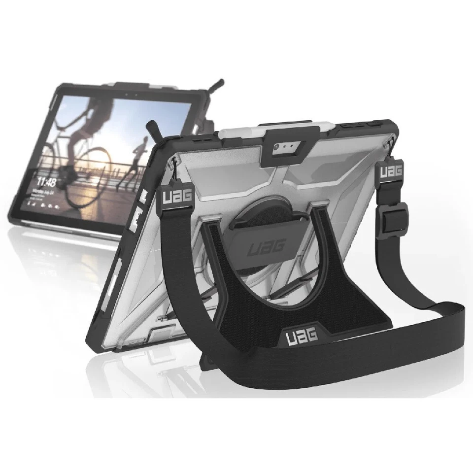 UAG Plasma Surface Pro (7+/7/6/5/4) with Hands & Shoulder Strap Case - Ice(SFPRO - Image 1 of 1