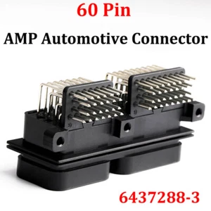60P AMP Automotive Connector Fully Tinned Solder Board Terminals Block 6437288-3 - Imagen 1 de 6