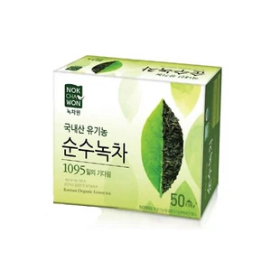 Korean Organic 100% Pure Green Tea 50 Tea bag Nokchawon Free Shipping - Picture 1 of 5