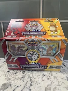 Pokemon TCG: Sun & Moon Trainer Kit Lycanroc & Alolan Raichu Card Game  - Picture 1 of 2