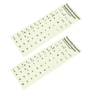 2 PCS Leuchtende Aufkleber Tastaturaufkleber Sie Die Dunklen Alphabetaufkleber - Bild 1 von 12