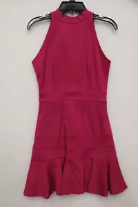 MISS BEHAVE GIRL'S SIZE 12 SPECIAL OCCASION DRESS WINE COLOR KNEE LENGTH - Picture 1 of 8