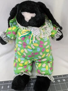 Kuddle Me Toys schwarzes Kaninchen Plüschtier 16 Zoll Jellybean Körper Kellytoy Stofftier - Bild 1 von 9