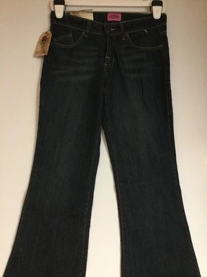 NWT STEVE & BARRY'S DARK WASH BOOT LEG JEANS SZ 2 - Image 1 of 4