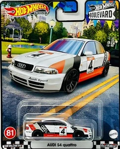 Hot Wheels Premium Boulevard #81 Audi S4 Quattro - Picture 1 of 2