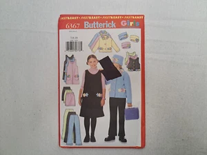 Butterick Pattern - Girls' Jacket, Vest, Jumper, Skirt, Pants, & Hat (7-10) 6367 - Picture 1 of 5