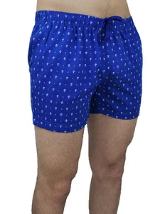 HERREN MEERESANZUG SLIM FIT ANKER SHORTS HELLBLAU KURZE HOSE BERMUDA BOXER - Bild 1 von 4