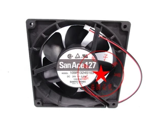 Ventilador SANYO 109P1324S103 DC 24V 0.55A 127*127*38MM 2 hilos ventilador de refrigeración - Imagen 1 de 2