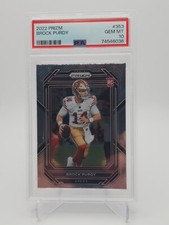 2022 Prizm #353 Brock Purdy Rookie Card PSA 10 GEM MINT