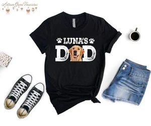 Custom Dog Dad Shirt, Custom Pet Shirt, Fathers Day Gift, Custom Dog Dad Shir... - Picture 1 of 20