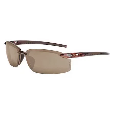 Crossfire 29117 Es5, Safety Glasses, Anti-Scratch, Amber Mirror Lens, Brown - Image 1 of 2
