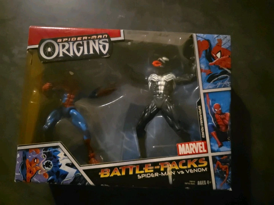 Figuras de acción Hasbro Spider-Man Origins Battle-Packs Spider-Man Vs Venom 2006 Foto 1 de 2