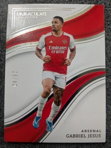 2023-24 PANINI IMMACULATE GABRIEL JESUS SILVER PARALLEL#115#D28/40 - Picture 1 of 2