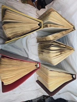 MASSIVE World Stamp Private Collection Books Plus First Issues In Albums 1000+++ - Image 1 of 4