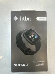 Fitbit Versa 4 Fitness Smartwatch - Graphite & Black Infinity Band New-SEADED! - Picture 1 of 13