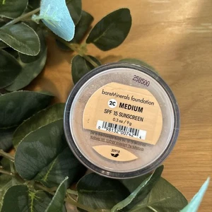 RARE i.d. bare Minerals Foundation 9g 0.3 Oz SPF 15 Medium 2C Discontinued New - Picture 1 of 3