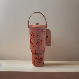 HYDRAPEAK blush viola lilla floreale 32 oz bicchiere nomade collezione artigianale nuovo - Foto 1 di 5