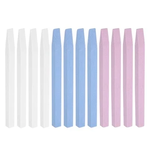 12 Stück Bimsstein Nagelfeile Stick, Nagelhautentferner Drücker für Maniküre - Bild 1 von 6