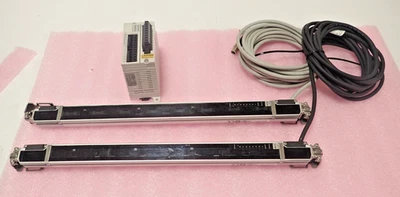 KEYENCE SL-C20H-T & SL-C20H-R SAFETY LIGHT CURTAIN w/ SL-R11 POWER - Image 1 of 4