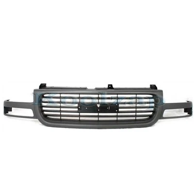 For 2001-2002 Sierra 3500 Front Center Grills Gray Shell, Black Insert Plastic Q - Image 1 of 4