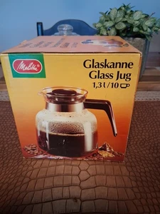 Cafetera Melitta jarra de vidrio tazas jarra de repuesto original Melitta en embalaje original - Imagen 1 de 8