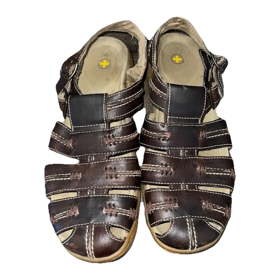 Sandalias gruesas de pescador de cuero Dr Martens para hombre talla 12 Doc Marten Y2K de colección Foto 1 de 4