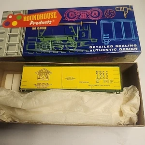 Coche de carga Roundhouse NRCC puerta enchufable aislada 1980 HO NUEVO EN CAJA - Imagen 1 de 3