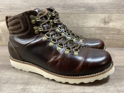 UGG Capulin Boots Brown Leather Shearling Lined 3238 Mens Size 11 - Image 1 of 4