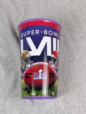 3 Copa Favor Fiesta Super Bowl 58 Oficial REUTILIZABLE 32 OZ - KC Chiefs V 49ers-NFL Foto 1 de 4