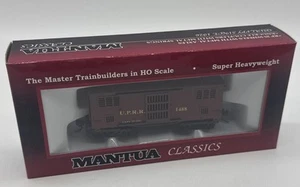 Mantua Nº 722003 Coches de carga de madera Union Pacific 1860 coche para caballos #1488 HO - Imagen 1 de 9