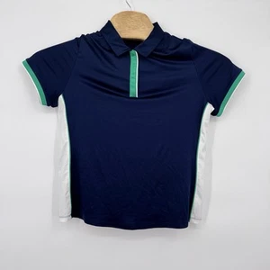 Polo golf Callaway donna taglia large snap senza maniche Opti Dri verde/blu - Foto 1 di 6