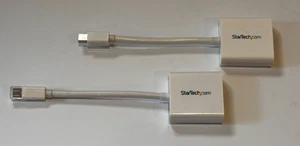 STARTECH.COM MDP2VGA MINI DISPLAYPORT TO VGA VIDEO ADAPTER CONVERTER QTY 2 - Picture 1 of 4