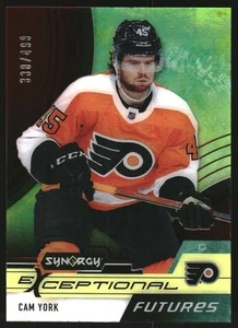 2021-22 Synergy Exceptional Futures Red #EFCY Cam York /499 - Picture 1 of 2