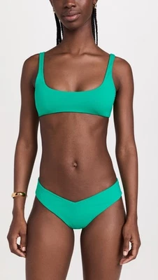 Conjunto de bikini LSPACE Prince Top D Ella parte inferior talla L nuevo con etiquetas $183 verde jade Foto 1 de 4