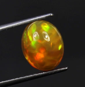 Natural Brown Honeycomb Opal Gemstone Use Jewelry Cabochon Welo Fire Opal 2.60Ct - Picture 1 of 2