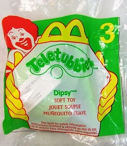 2000 McDonalds Vintage Happy Meal Teletubbies Dipsy Stofftier MIP C10! - Bild 1 von 3