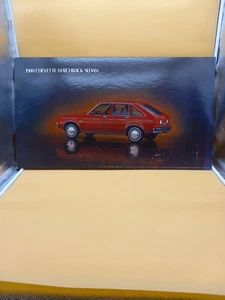 Original Chevy Dealer Showroom Cardboard Poster 1980 Chevette Hatchback Sedan - Picture 1 of 6