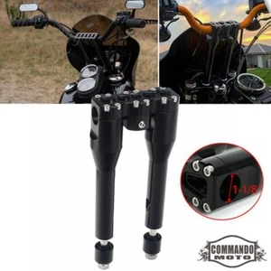1-1/8" Handlebar Riser for Harley Dyna Softail Street Bob Low Rider Sportster - Picture 1 of 8