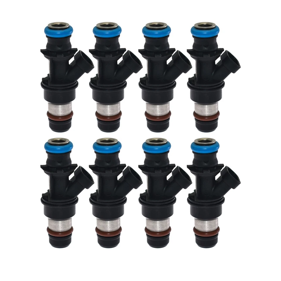 SET 8 Fuel Injectors For 01-07 Chevy Silverado 4.8L 5.3L 6.0L 25317628 17113698 — 第 1/4 张图片