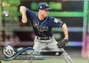 2018 Topps Update Rainbow Foil Parallel #US120 Joey Wendle Rays RC - Picture 1 of 1