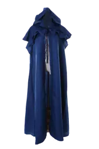 MN-245-1 Azul Edad Media Caballero Brujas Mago Capa Capucha Cosplay Disfraz - Imagen 1 de 11